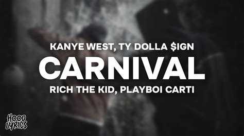 carnival genius|¥$ ye ty dolla $ign carnival ft playboi carti.